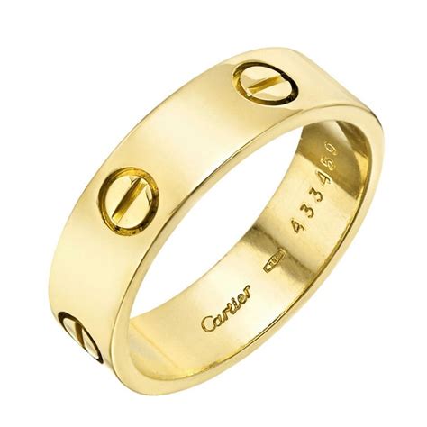 cartier men's engagement rings gold